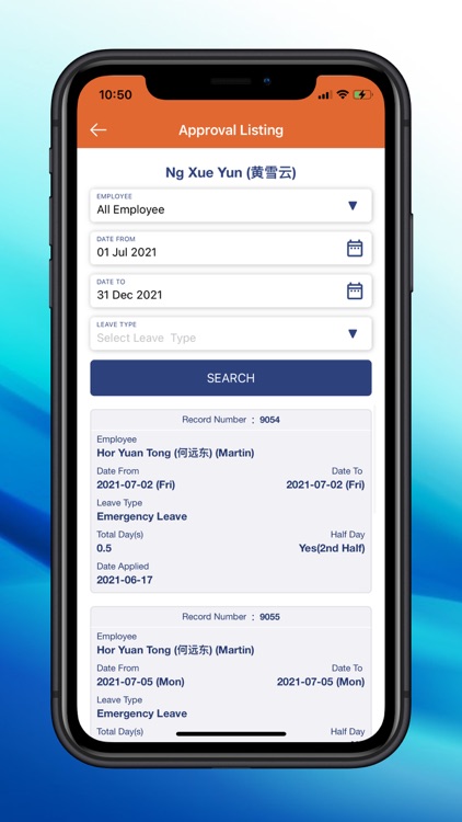 Xeersoft E-Leave screenshot-4