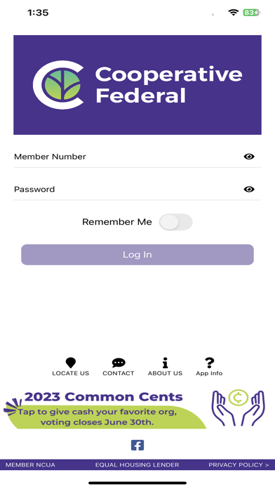 CoopFed Mobile Screenshot