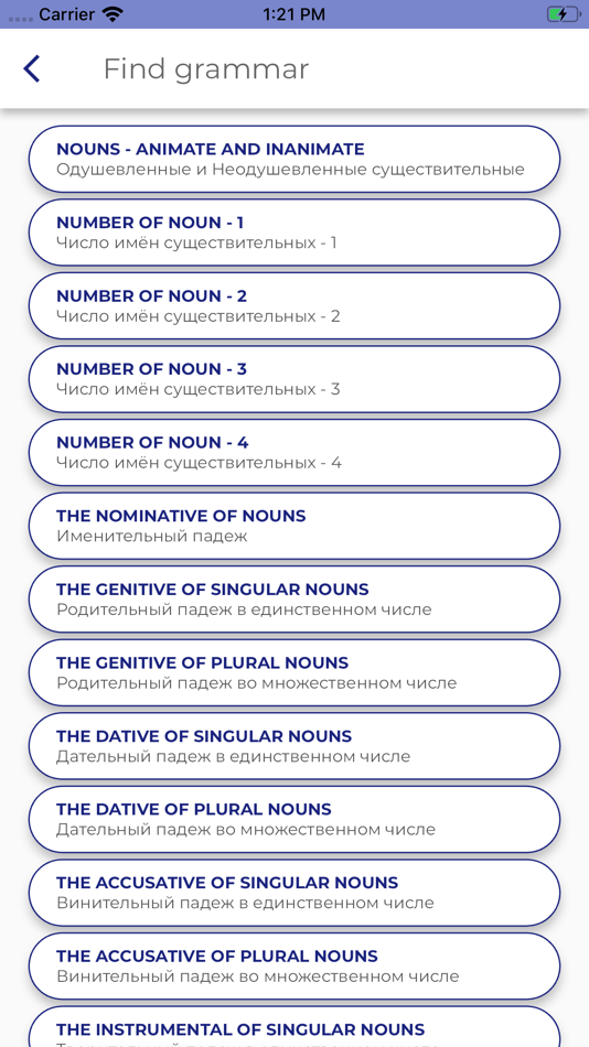 #6. Russian GrammarーLessons・Tests (iOS) 由: PORO Studio