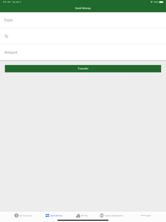 The State Bank of Toledo iPad screenshot 2 - Finance app