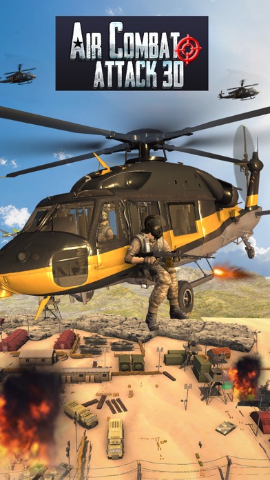 Air Combat Attack 3D War Games Screenshot