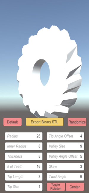 ‎Gear Creator Pro Screenshot