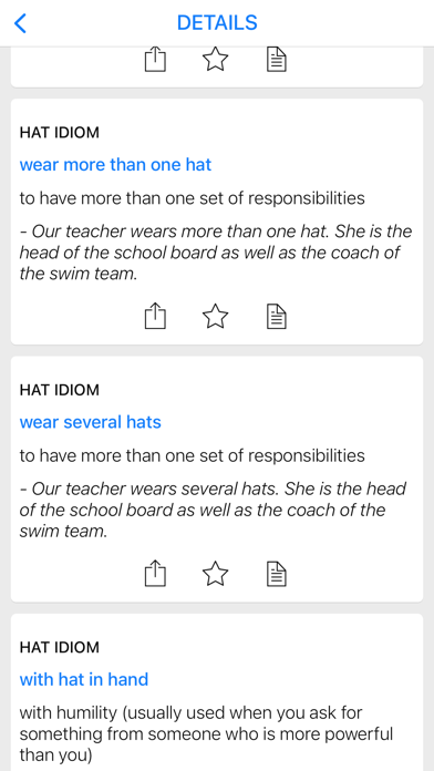 Clothing & Color idioms Screenshot