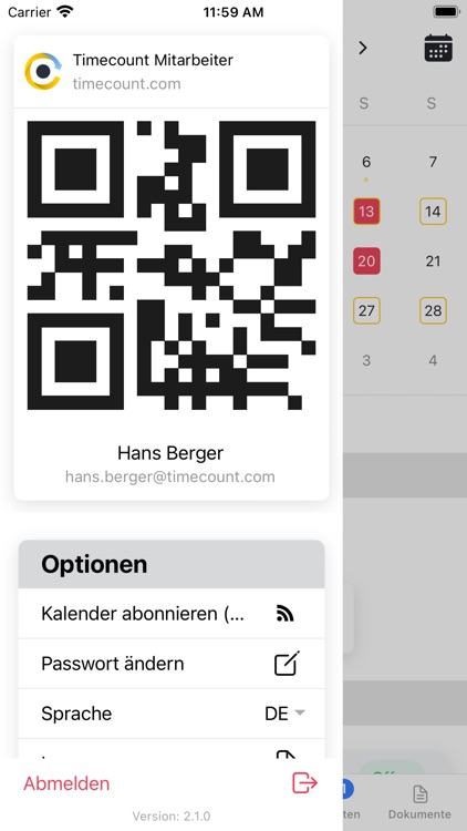 Timecount Mitarbeiter screenshot-9