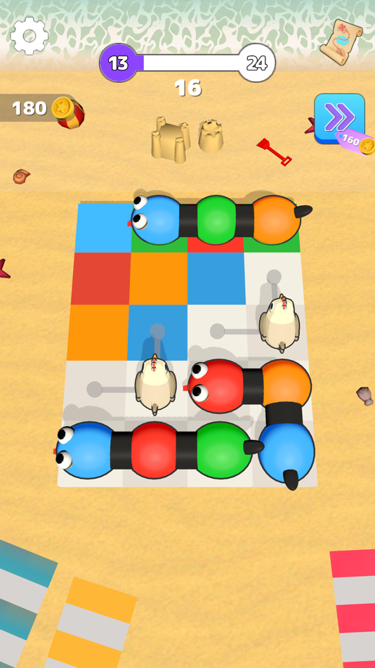 #6. Rainbow Snake! (iOS) 由: NoBrain Studio