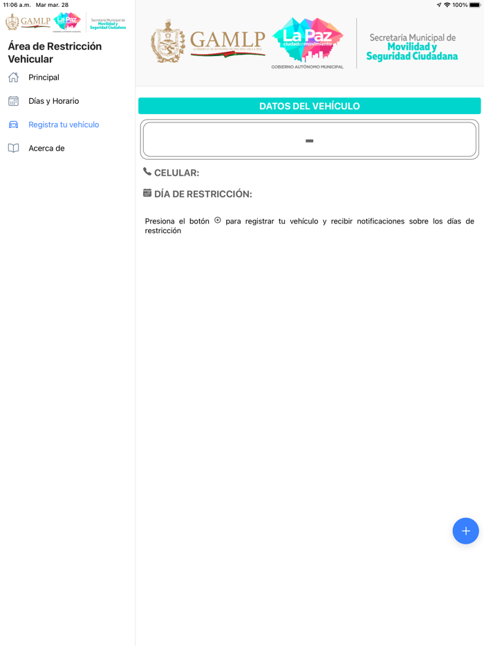 Restricción Vehicular La Paz