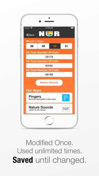 NURCalculator Screenshot
