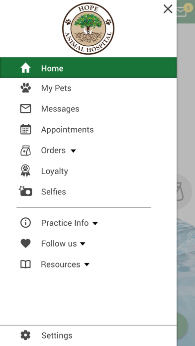 Hope Animal Hospital Screenshot