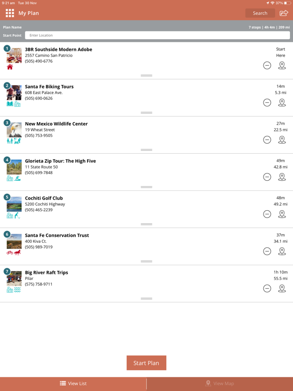 Visit Santa Fe! iPad screenshot 9 - Travel app