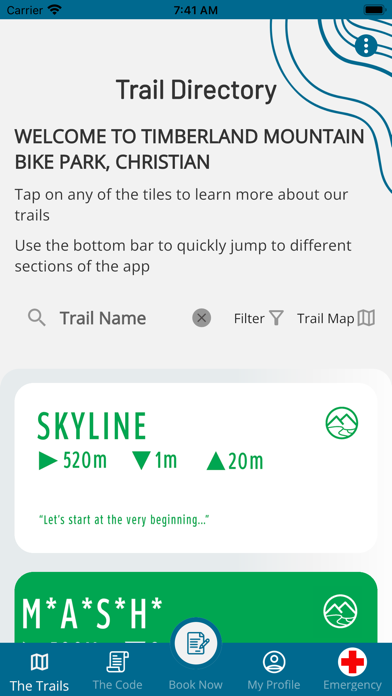 Timberland Mountain Bike Park Screenshot