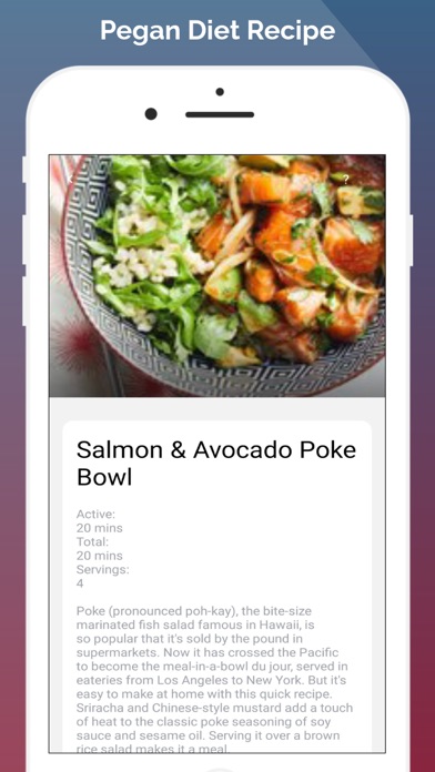 Pegan Diet Recipe Screenshot