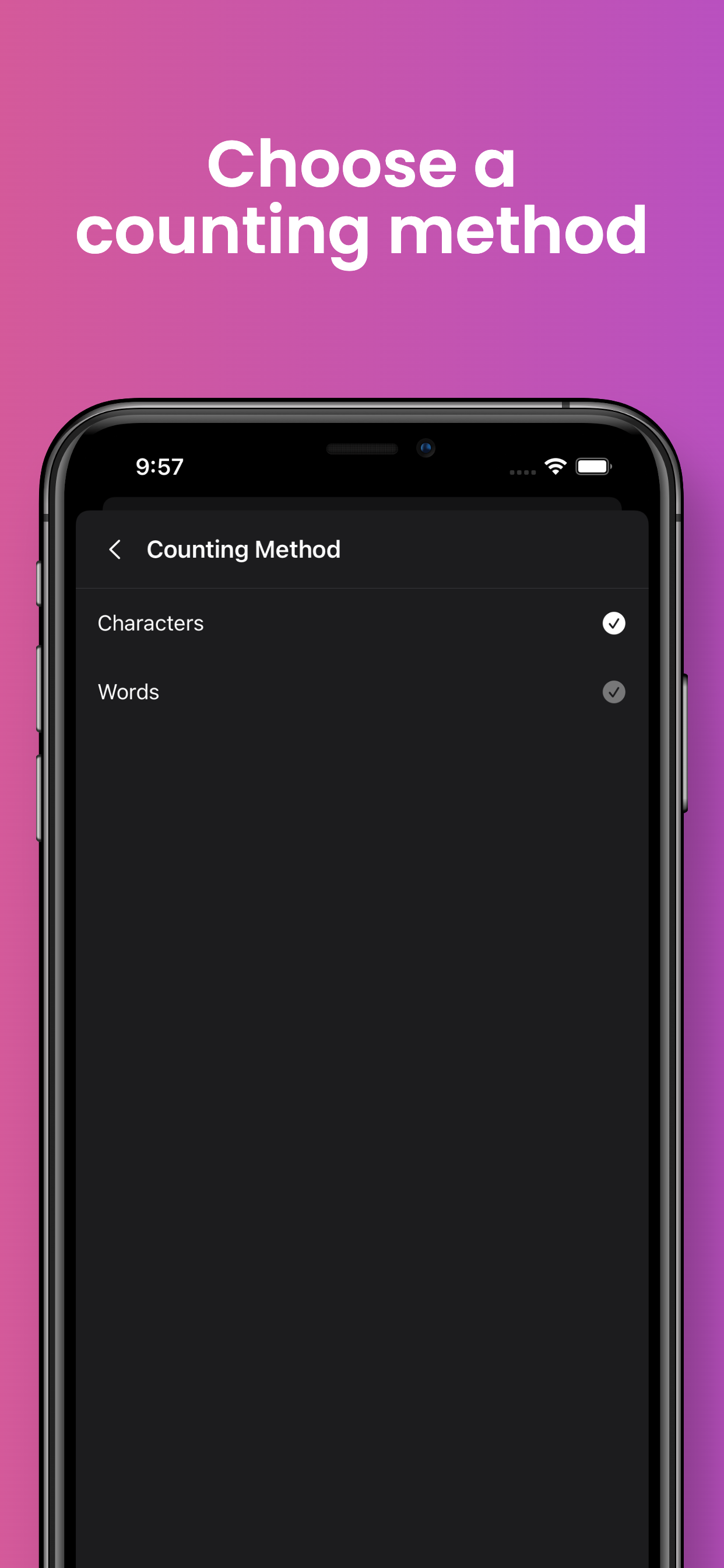 Wortzähler Numerote