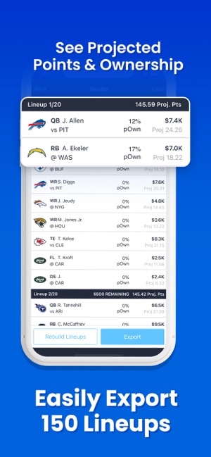 Daily Fantasy Cheatsheet on the App Store