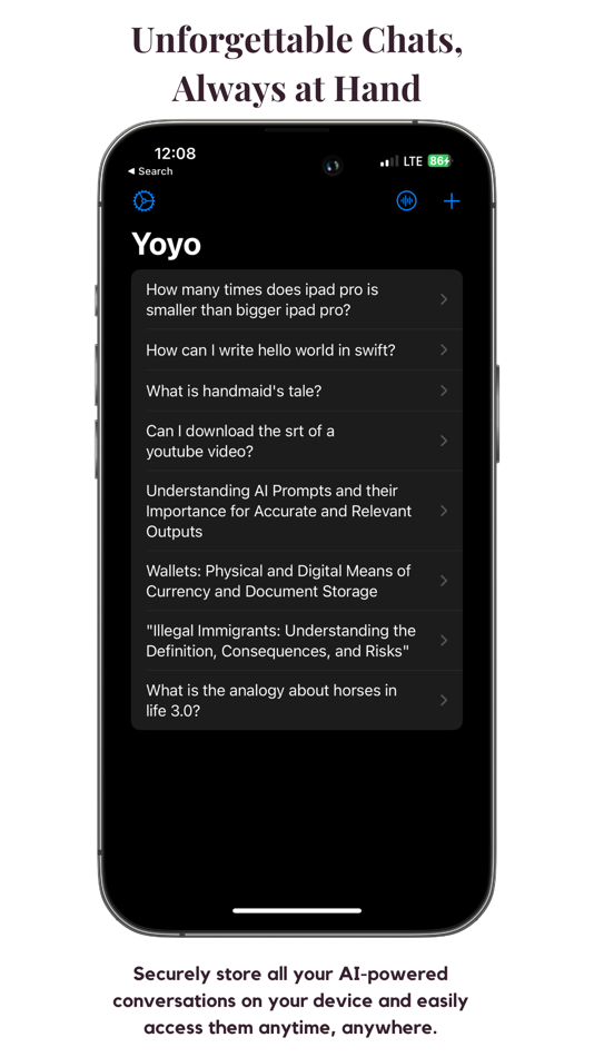 #2. Yoyo- AI Buddy (iOS) 由: Murat Cakmak