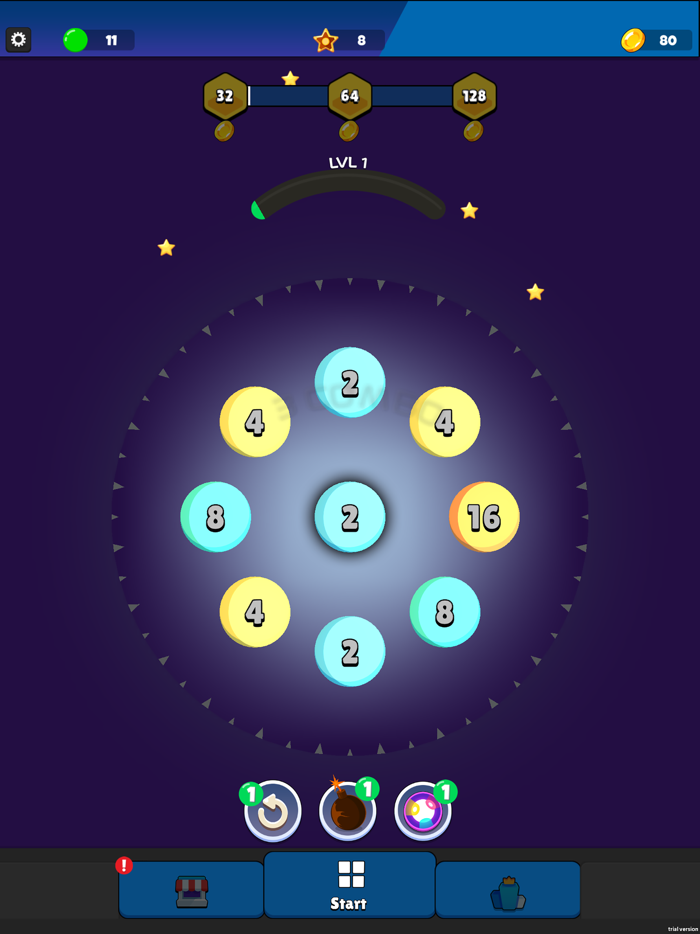 Round Merge 3D 2048 Quest