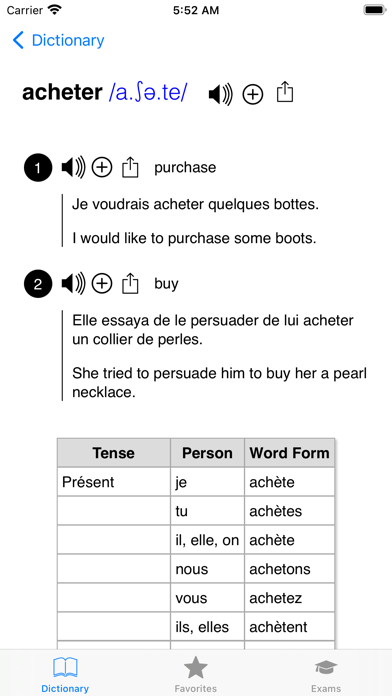 Screenshot #6 for French Pro: dictionary & exams