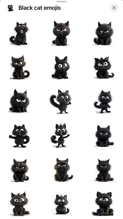 Black Cat Moods Screenshot