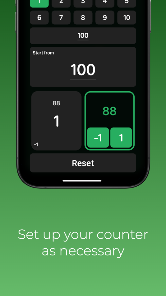 #4. Tally Counter・Quick Count (iOS) Door: Daniel Chernyshev
