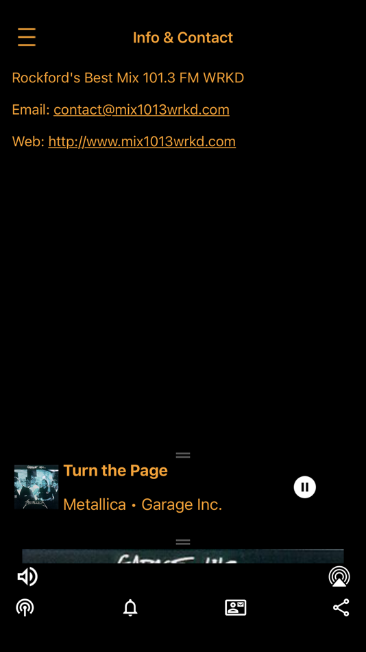 #3. Mix 101.3 WRKD (iOS) Av: Chris Rasbach