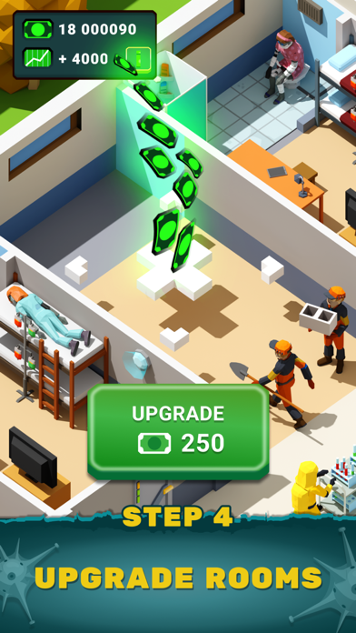 Idle Zombie Hospital Tycoon Screenshot