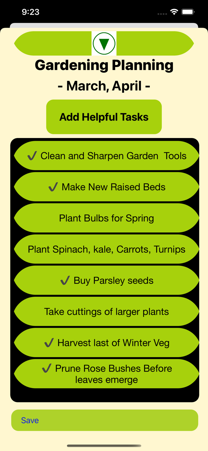 Gardening Planning Success