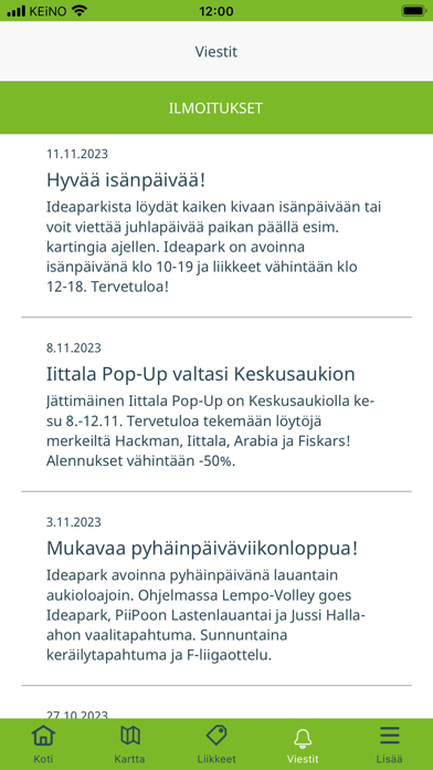 Ideapark Lempäälä Screenshot