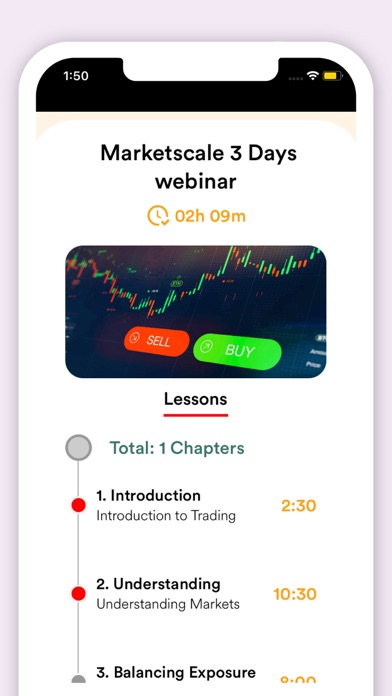 Marketscale Trading Screenshot