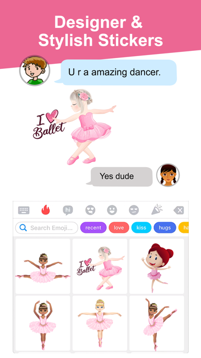 Balletmoji Stickers Screenshot