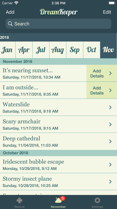 DreamKeeper - My Dream Journal Screenshot