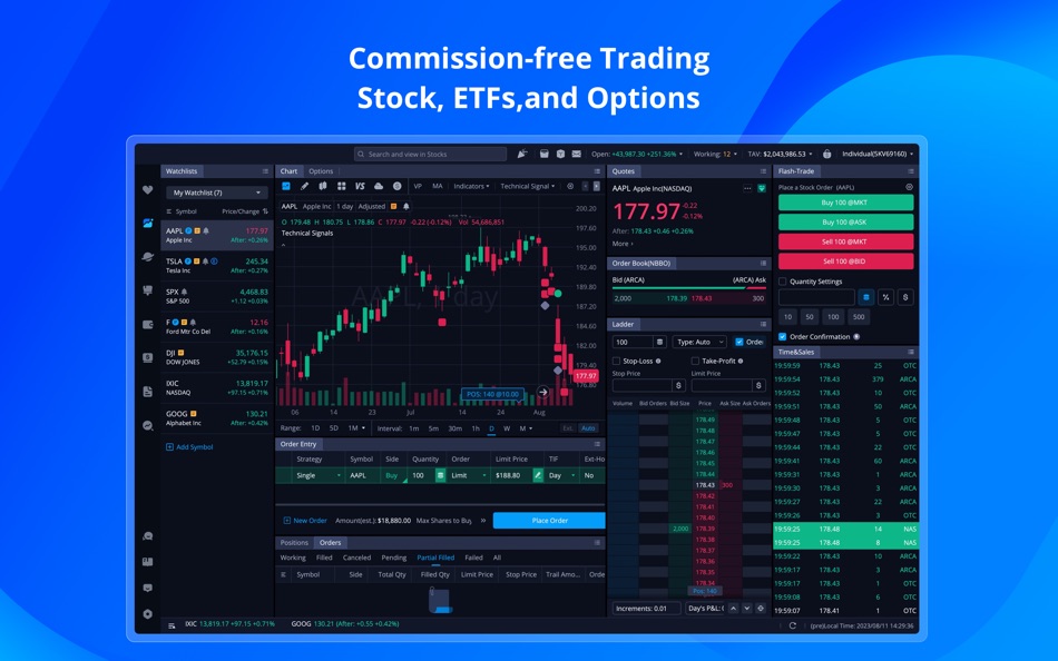 #1. Webull: Advanced Trading (macOS) 由: Webull Technologies Limited