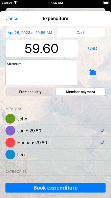 TravelCash-app Screenshot