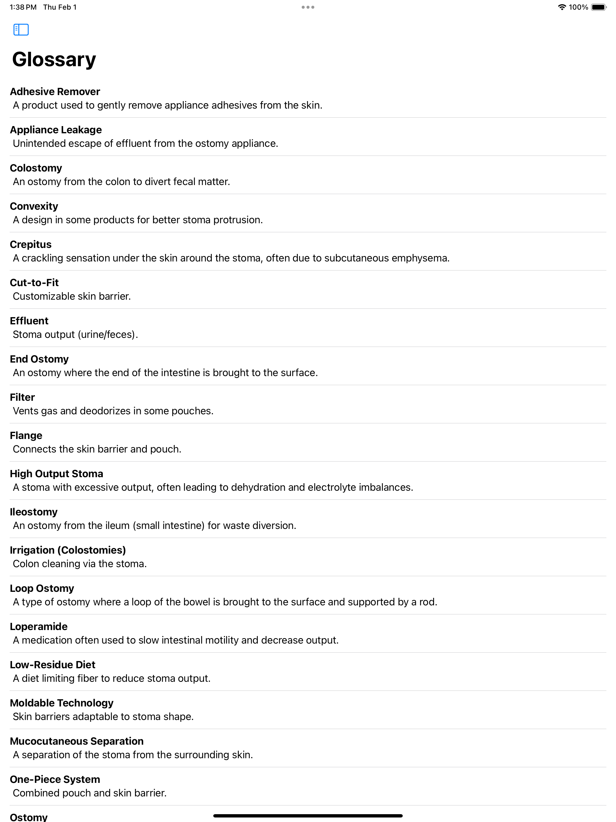 OMS Exam Practice Test