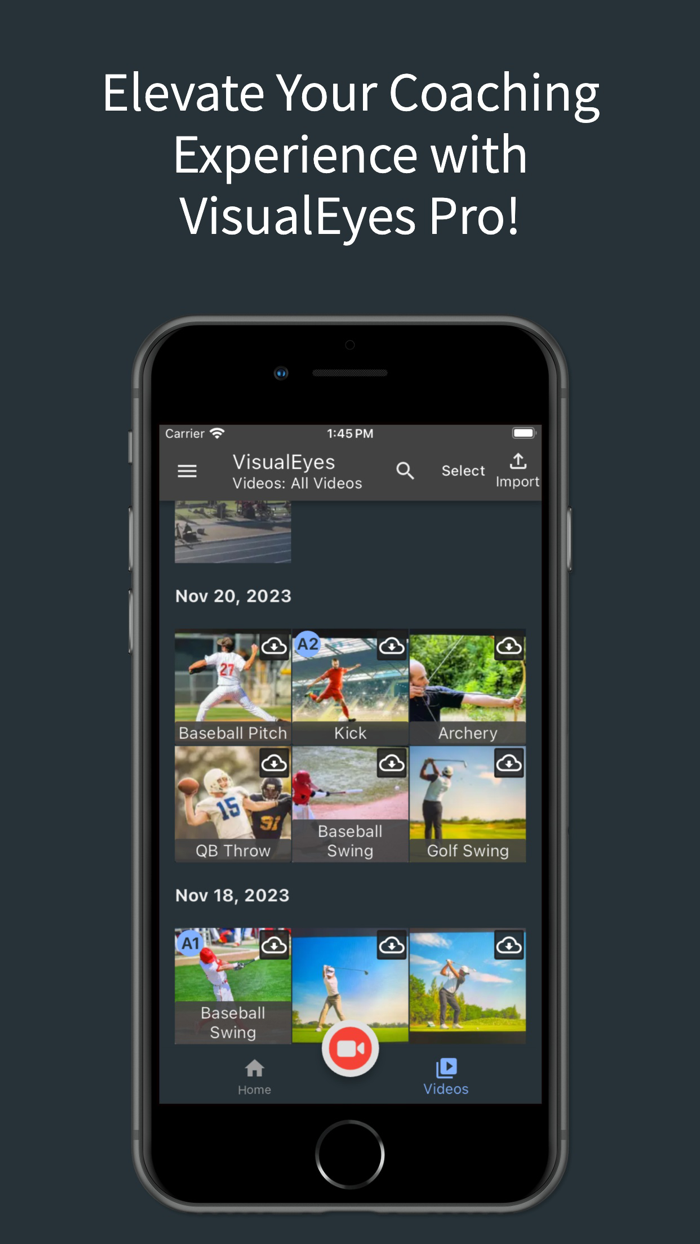 VisualEyes Video Coaching App