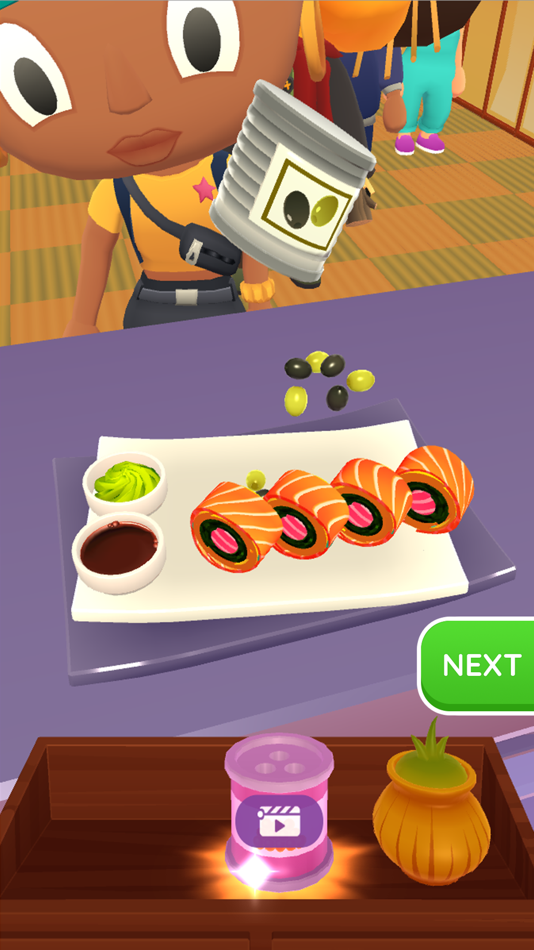 #3. Sushi Roll 3D - ASMR Food Game (iOS) By: SayGames LTD