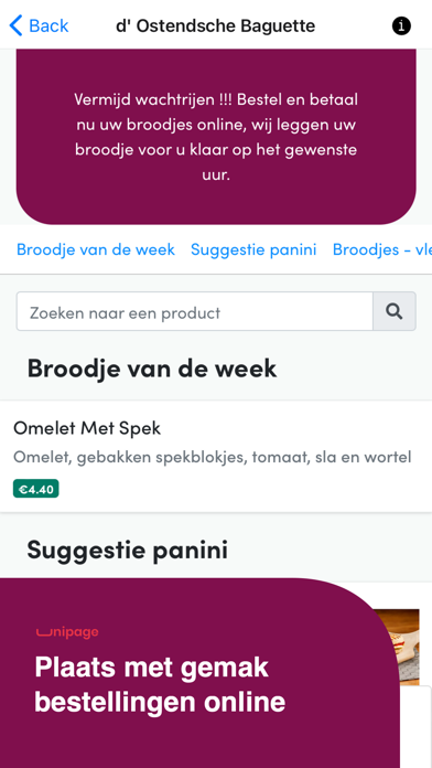 d’Ostendsche Baguette Screenshot