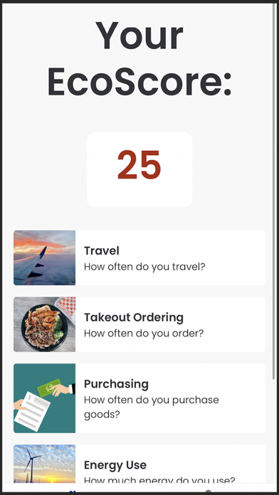 EcoScores Screenshot