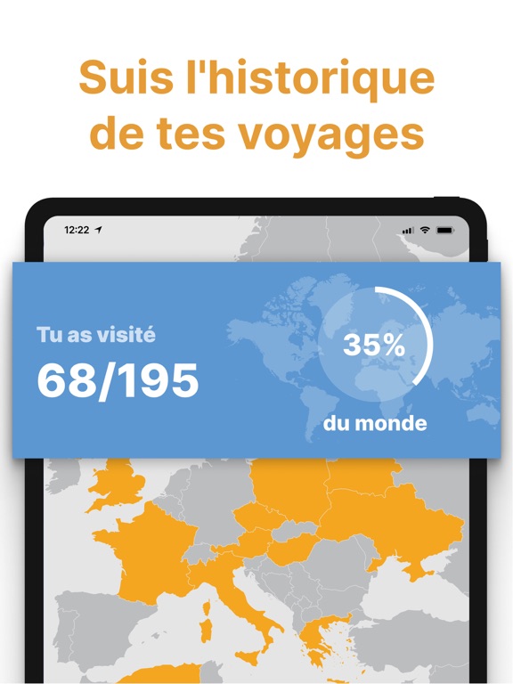 Been: Carte des pays visités
