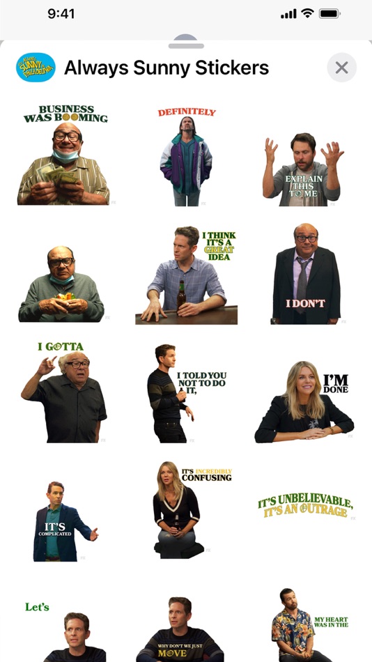 It's Always Sunny Stickers - 1.3.0 - (iOS)