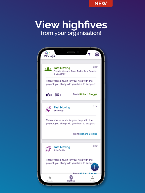 Screenshot #5 pour Vivup highfive recognition