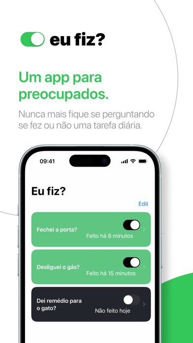 Eu fiz? Screenshot