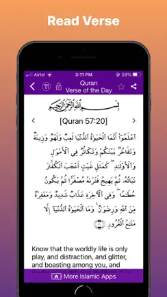 Quran Daily: Islam Muslim App iPhone image 2