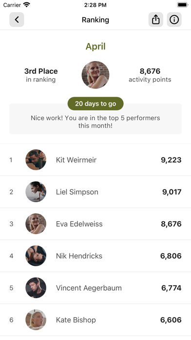 H&R movements Screenshot