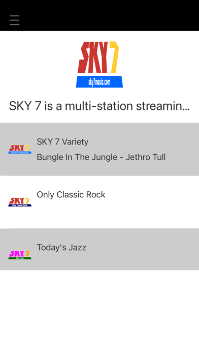 SKY 7 Digital Screenshot