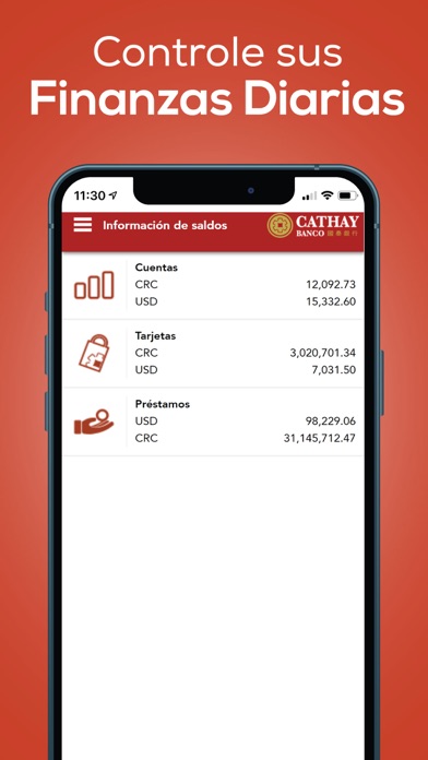 Cathay Banca Móvil Screenshot