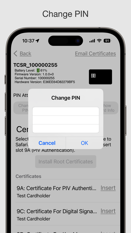 #4. Smart Card Utility (macOS) Podle: Twocanoes Software, Inc.