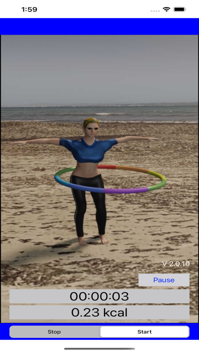 Hula Hoop kcal Tracker Screenshot