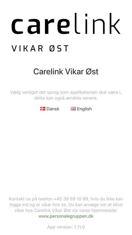 Carelink Vikar Øst by Temponizer Aps
