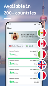 GIANT: eSIM Mobile Data Plan screenshot