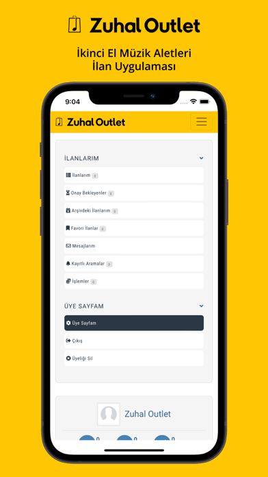 Zuhal Outlet - Müzik Store Screenshot