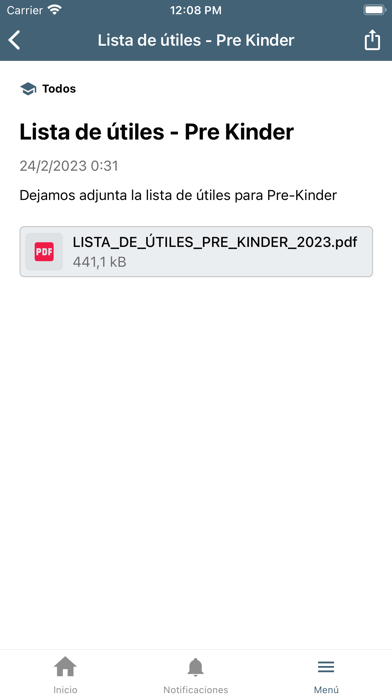 Colegio Monte Tabor y Nazaret Screenshot